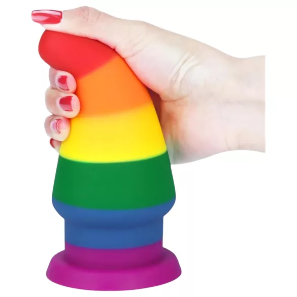 Lovetoy Prider - analplugg för utvidgning - 15 cm (regnbåge)