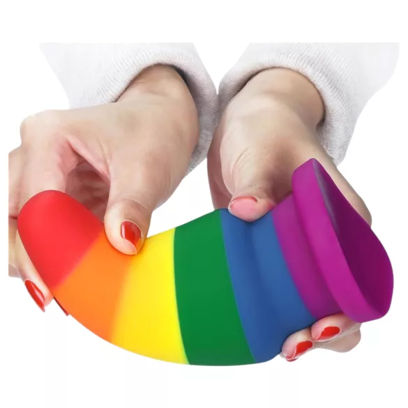 Lovetoy Prider - analplugg för utvidgning - 15 cm (regnbåge)