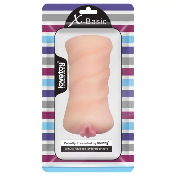 Lovetoy X-Basic - konstgjord vagina masturbator (hudfärgad)