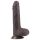 Lovetoy Sliding-Skin - dildo med dubbel lager - 18cm - brun
