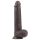 Lovetoy Sliding-Skin - Dubbel lager dildo - 23cm (brun)
