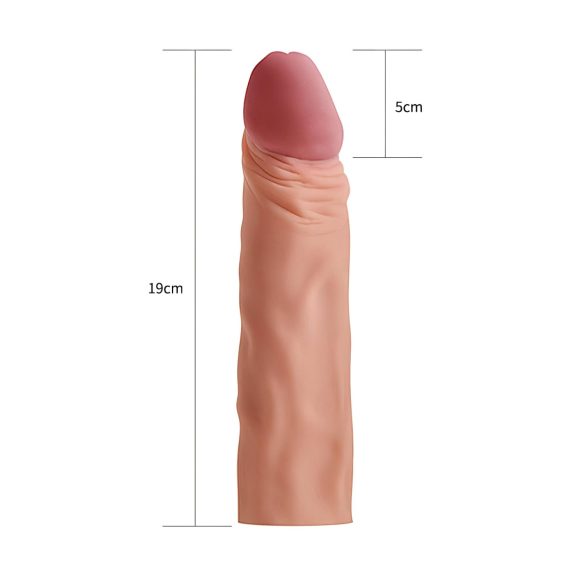 Lovetoy Pleasure X-tender - Penisförlängning - 19cm (natur)
