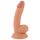 Mr. Rude - naturtrogen sugpropp-dildo med pung - 18 cm