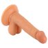 Mr. Rude - Realistisk sugdildo med pung 17 cm (natur)