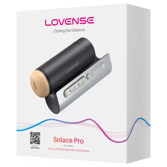 LOVENSE Solace Pro - smart, upp-och-ner-rörlig masturbator (svart)
