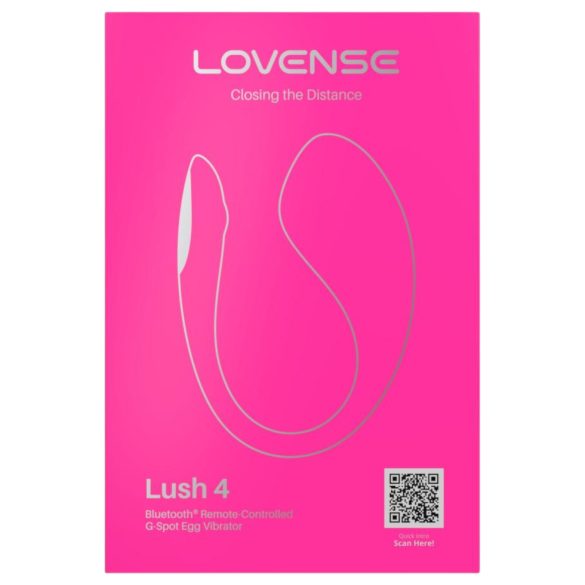 Lovense Lush 4 - appstyrd vibratorägg - rosa