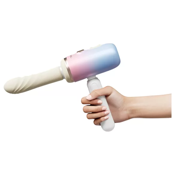 LOVENSE Spinel - 3‑i‑1 stötvibrator (vit)