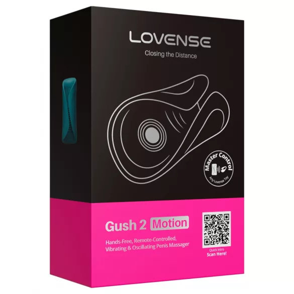 Lovense Gush 2 - App‑styrd ollonvibrator (turkos)