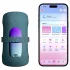 Lovense Gush 2 - App‑styrd ollonvibrator (turkos)