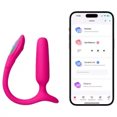 Lovense Lush Anal - App-styrd analvibrator med LED - rosa