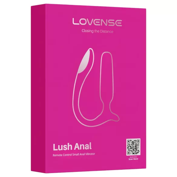 Lovense Lush Anal - App-styrd analvibrator med LED - rosa