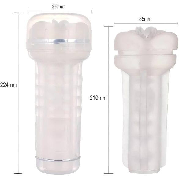 Tracy's Dog Crystal - realistisk vagina masturbator - transparent