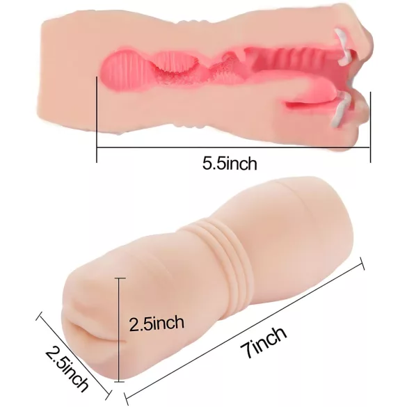 Tracy's Dog - masturbator munformad med tänder - realistisk silikon natur