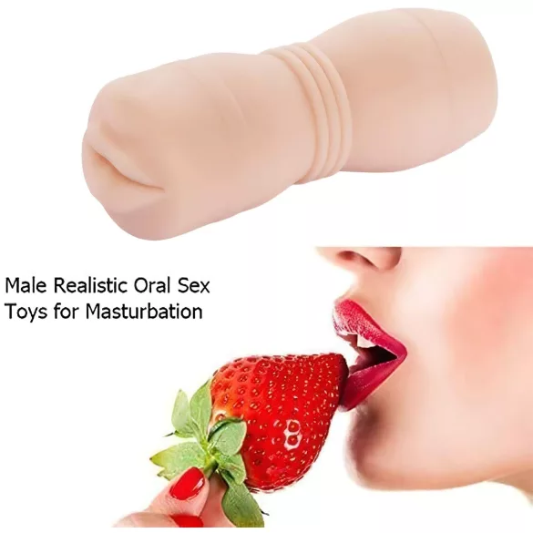 Tracy's Dog - masturbator munformad med tänder - realistisk silikon natur