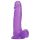 Tracy's Dog Jelly 8 - sugkoppsfäste, testikel-dildo (lila)
