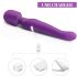 Tracy's Dog - wand vibrator - pulserande massager - silikon lila