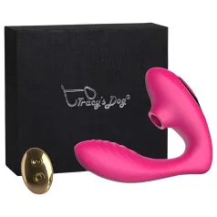   Tracy's Dog 2 - lufttrycksvibrator och vibrator - 2in1 - rosa