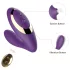 Tracy's Dog 2 - lufttrycksvibrator 2-i-1 - vibrator och sug - lila