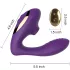 Tracy's Dog 2 - lufttrycksvibrator 2-i-1 - vibrator och sug - lila