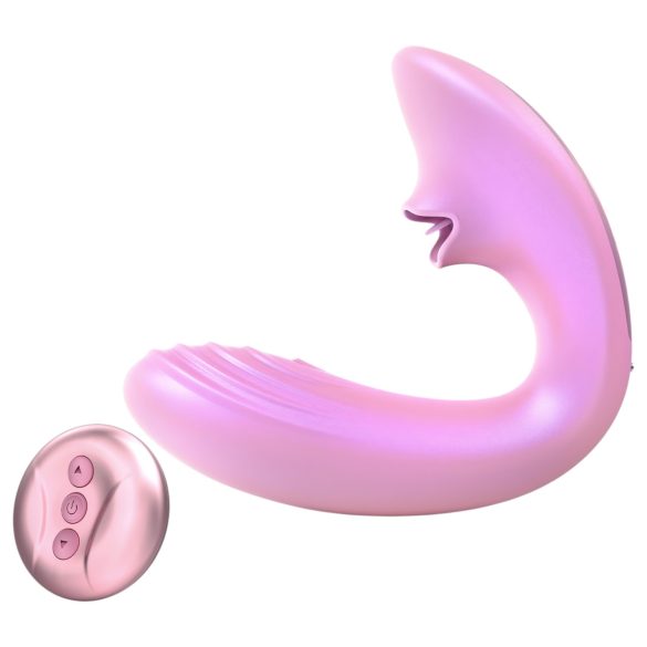 Tracy's Dog OG Lick - G-punkt vibrator med klitorisstimulator - rosa