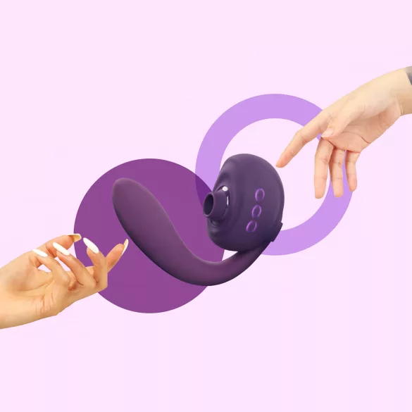 Tracy's Dog OG 3 - klitorissugare G-punkt vibrator - silikon lila