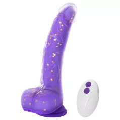   Tracy's Dog Jelivoy - realistisk vibrator - 22 cm - lila