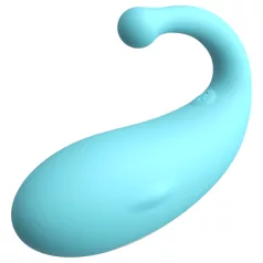   Leopard Whale - vibratorägg - uppladdningsbar fjärrkontroll - blå