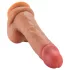 FeelSkin - ultrarealistisk dildo med pung (naturell, 17 cm)