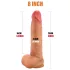 FeelSkin - ultrarealistisk dildo med pung (naturell, 17 cm)