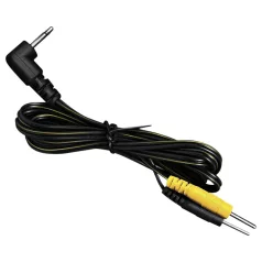   DG-LAB - elektrod­kabel från 2,5 mm jack till 2 mm stift (svart)