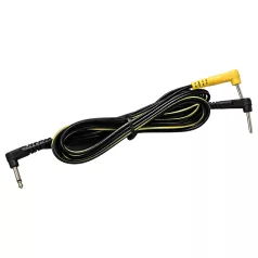 DG-LAB - elektrodsladd med vinklade 2 mm‑stift (svart)
