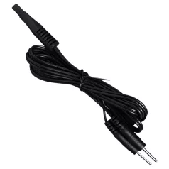   DG-LAB - 2 mm elektrod-förlängnings- och splitterkabel (svart)