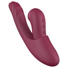 Vibeconnect - G-punkt och klitoris vibrator - 2i1 - röd