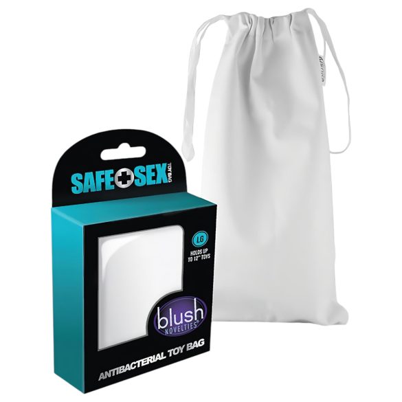 Safe Sex - antibakteriell diskret förvaringsväska (vit)
