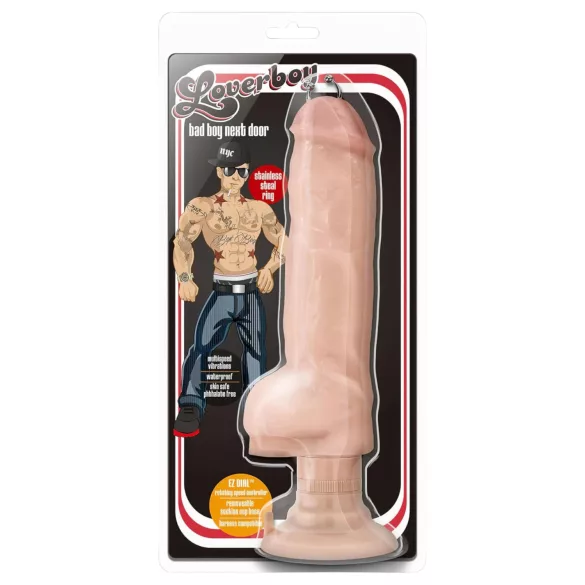Blush Bad Boy - vibrator med piercing - 33cm natur
