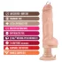 Blush Bad Boy - vibrator med piercing - 33cm natur
