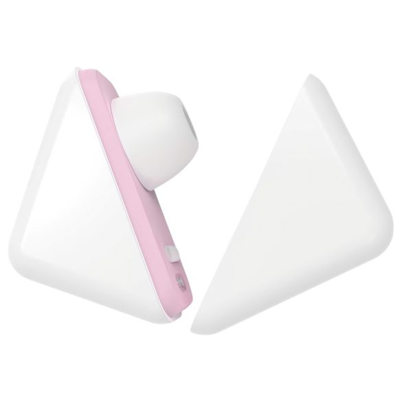 / Vibeconnect - uppladdningsbar lufttrycksvibrator för klitoris (vit-persika)