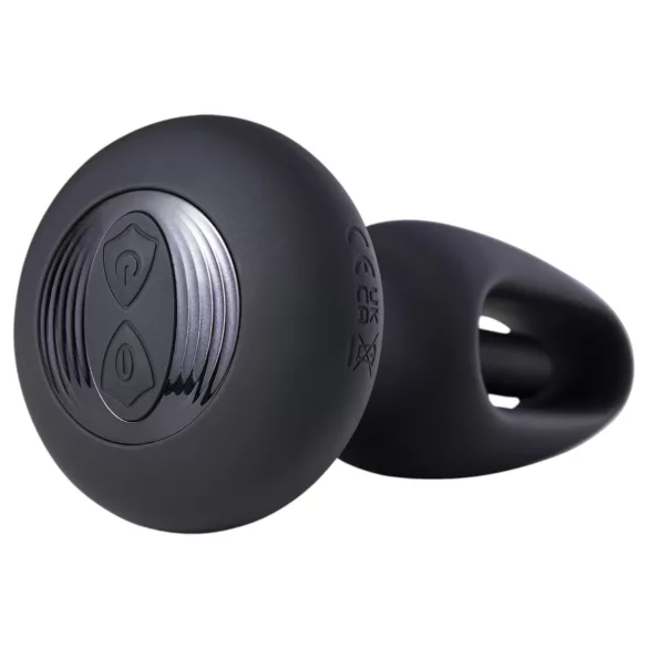 Honey Play Box Snuggy - analvibrator med tungform - svart