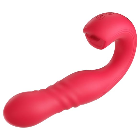 Honey Play Box Joi Thrust 2 - vibrator med stötfunktion och klitorisstimulator