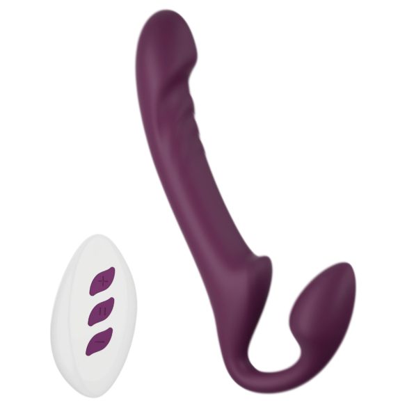 Honey Play Box Bliss - roterande pärlvibrator med sele - lila