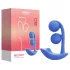 Honey Play Box Melody - App-styrd pärlbesatt 2-i-1 vibrator (blå)