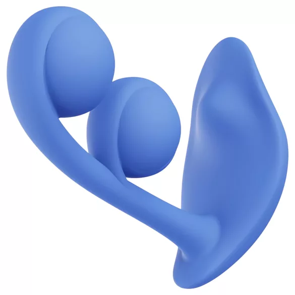 Honey Play Box Melody - App-styrd pärlbesatt 2-i-1 vibrator (blå)