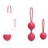 Cotoxo Cherry - 2-delad geishakulor set (röd)