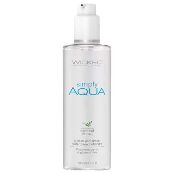 Wicked Simple Aqua - vattenbaserat glidmedel - vegansk - 120ml