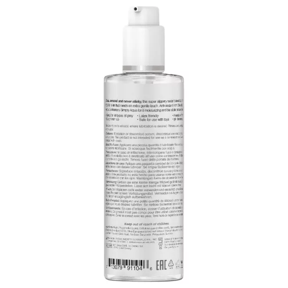 Wicked Simple Aqua - 100 % vegansk glidmedel (120 ml)