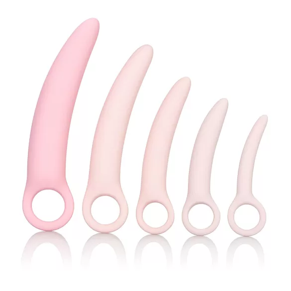 CalExotics Inspire - vaginalt dilatorset - medicinskt silikon - rosa