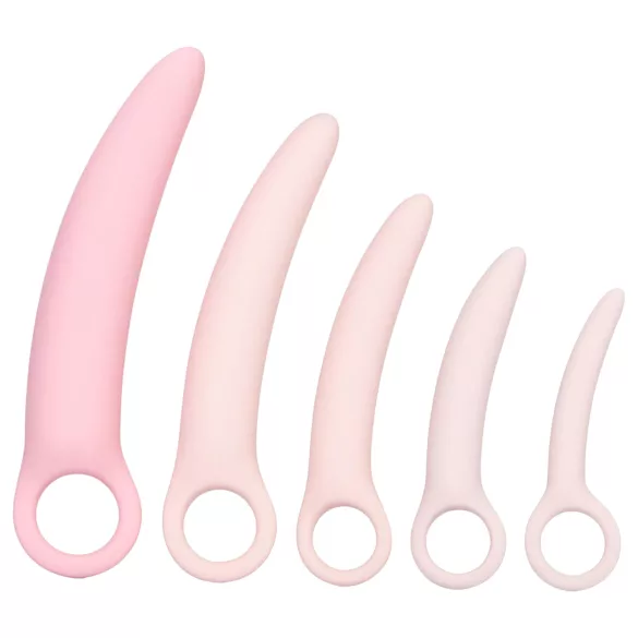 CalExotics Inspire - vaginalt dilatorset - medicinskt silikon - rosa