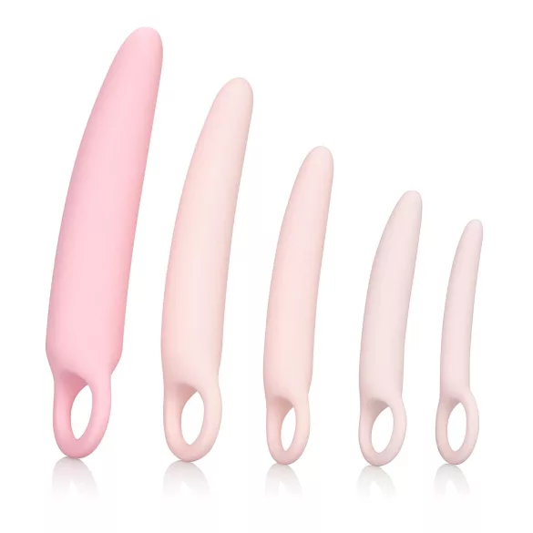 CalExotics Inspire - vaginalt dilatorset - medicinskt silikon - rosa