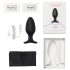 LOVENSE Hush 2 L - laddningsbar liten analvibrator (57mm) - svart