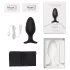 LOVENSE Hush 2 L - liten uppladdningsbar analvibrator (57 mm) - svart
